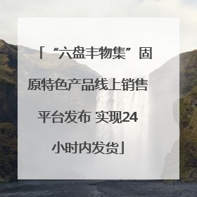 “六盘丰物集”固原特色产品线上销售平台发布 实现24小时内发货
