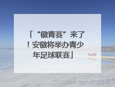 “徽青赛”来了！安徽将举办青少年足球联赛