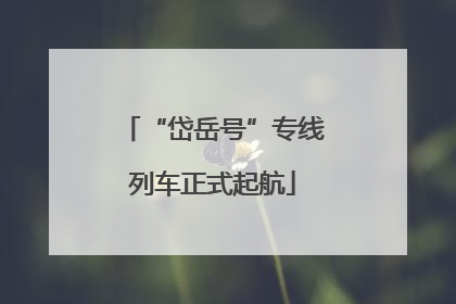 “岱岳号”专线列车正式起航