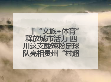 “文旅+体育”释放城市活力 四川这支酸辣粉足球队亮相贵州“村超”后收到感谢信