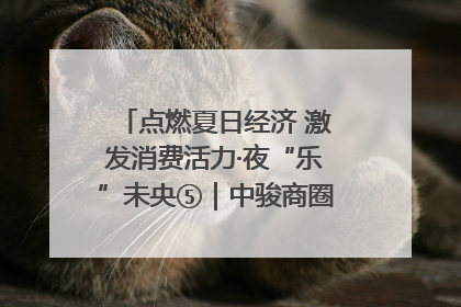 点燃夏日经济 激发消费活力·夜“乐”未央⑤｜中骏商圈：烟火与潮流共舞
