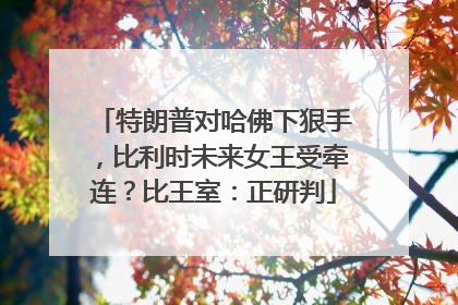 特朗普对哈佛下狠手，比利时未来女王受牵连？比王室：正研判
