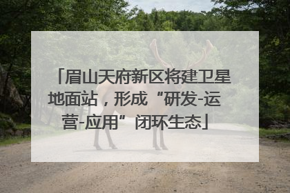 眉山天府新区将建卫星地面站，形成“研发-运营-应用”闭环生态