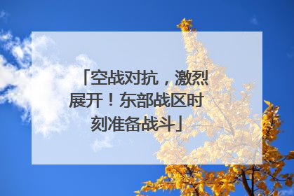 空战对抗，激烈展开！东部战区时刻准备战斗
