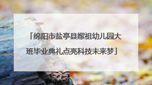 绵阳市盐亭县嫘祖幼儿园大班毕业典礼点亮科技未来梦