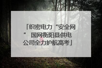 织密电力“安全网” 国网衡阳县供电公司全力护航高考