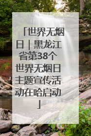 世界无烟日｜黑龙江省第38个世界无烟日主题宣传活动在哈启动