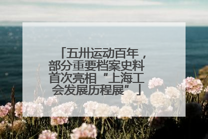 五卅运动百年，部分重要档案史料首次亮相“上海工会发展历程展”