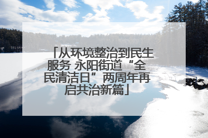 从环境整治到民生服务 永阳街道“全民清洁日”两周年再启共治新篇