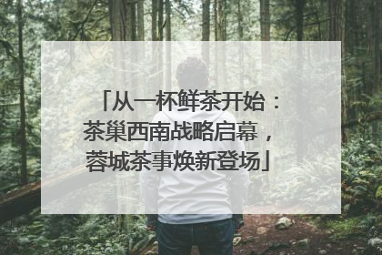 从一杯鲜茶开始：茶巢西南战略启幕，蓉城茶事焕新登场
