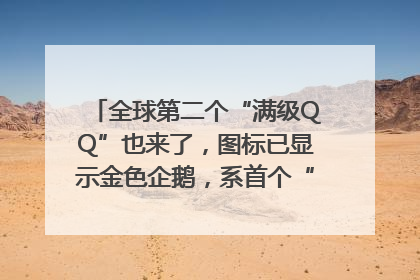 全球第二个“满级QQ”也来了，图标已显示金色企鹅，系首个“满级QQ”的小号