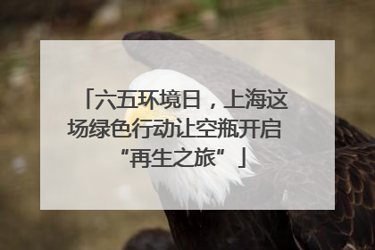六五环境日，上海这场绿色行动让空瓶开启 “再生之旅”