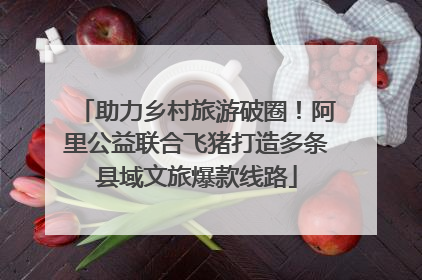 助力乡村旅游破圈！阿里公益联合飞猪打造多条县域文旅爆款线路