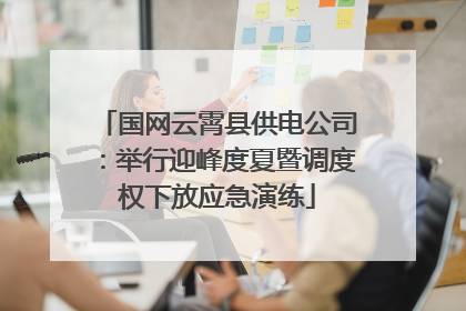 国网云霄县供电公司：举行迎峰度夏暨调度权下放应急演练