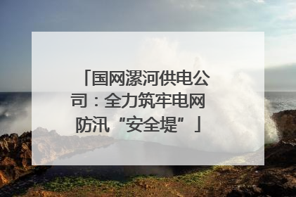 国网漯河供电公司：全力筑牢电网防汛“安全堤”