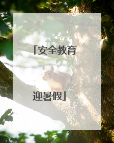 安全教育迎暑假