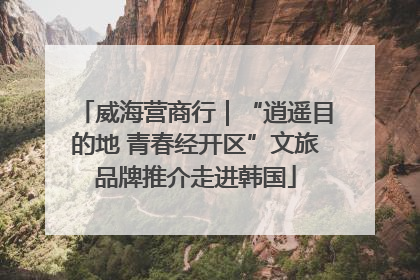 威海营商行｜“逍遥目的地 青春经开区”文旅品牌推介走进韩国