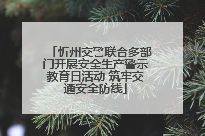 忻州交警联合多部门开展安全生产警示教育日活动 筑牢交通安全防线