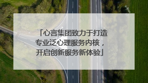 心言集团致力于打造专业泛心理服务内核，开启创新服务新体验