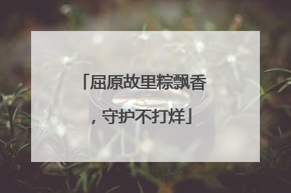 屈原故里粽飘香，守护不打烊