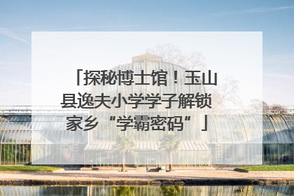 探秘博士馆！玉山县逸夫小学学子解锁家乡“学霸密码”