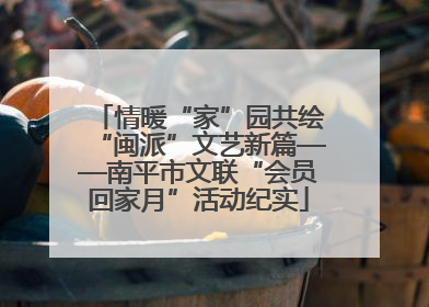 情暖“家”园共绘“闽派”文艺新篇——南平市文联“会员回家月”活动纪实