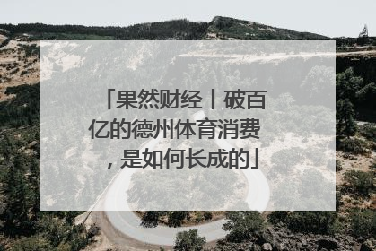 果然财经丨破百亿的德州体育消费，是如何长成的