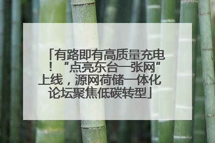 有路即有高质量充电！“点亮东台一张网”上线，源网荷储一体化论坛聚焦低碳转型