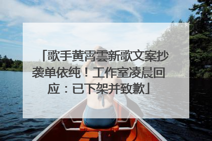 歌手黄霄雲新歌文案抄袭单依纯！工作室凌晨回应：已下架并致歉