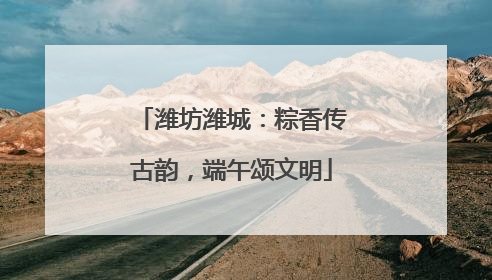 潍坊潍城：粽香传古韵，端午颂文明