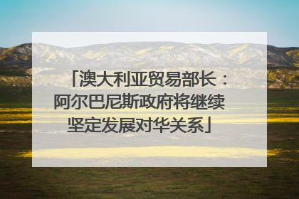澳大利亚贸易部长：阿尔巴尼斯政府将继续坚定发展对华关系
