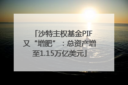 沙特主权基金PIF又“增肥”：总资产增至1.15万亿美元