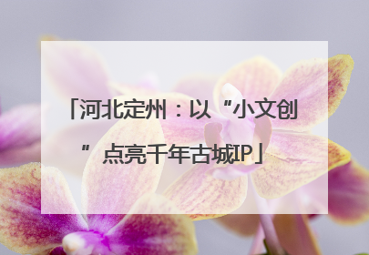 河北定州：以“小文创”点亮千年古城IP