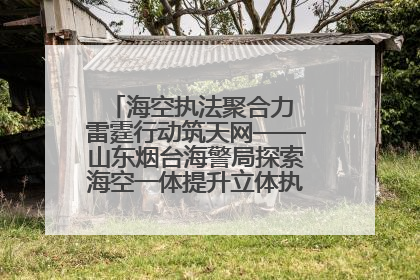 海空执法聚合力 雷霆行动筑天网——山东烟台海警局探索海空一体提升立体执法效能纪实