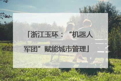 浙江玉环：“机器人军团”赋能城市管理