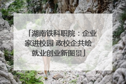 湖南铁科职院：企业家进校园 政校企共绘就业创业新图景