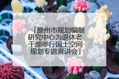 滕州市规划编制研究中心为退休老干部举行国土空间规划专题宣讲会