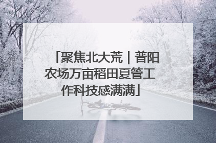 聚焦北大荒｜普阳农场万亩稻田夏管工作科技感满满