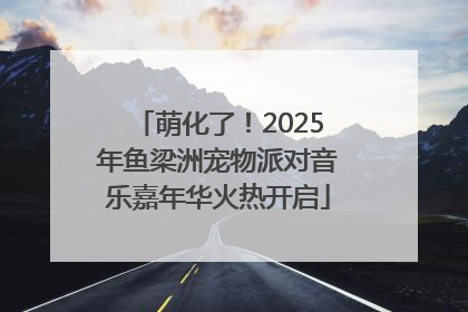 萌化了！2025年鱼梁洲宠物派对音乐嘉年华火热开启