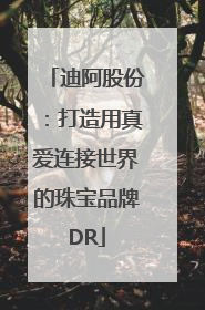 迪阿股份：打造用真爱连接世界的珠宝品牌DR