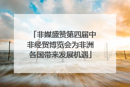 非媒盛赞第四届中非经贸博览会为非洲各国带来发展机遇