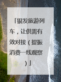 银发旅游列车，让供需有效对接（提振消费一线观察）