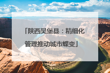 陕西吴堡县：精细化管理推动城市蝶变