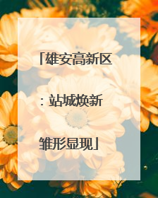雄安高新区：站城焕新 雏形显现