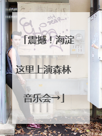 震撼！海淀这里上演森林音乐会→