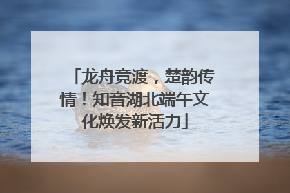 龙舟竞渡，楚韵传情！知音湖北端午文化焕发新活力