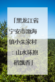 黑龙江省宁安市渤海镇小朱家村：山水环抱稻飘香