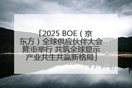 2025 BOE（京东方）全球供应伙伴大会隆重举行 共筑全球显示产业共生共赢新格局