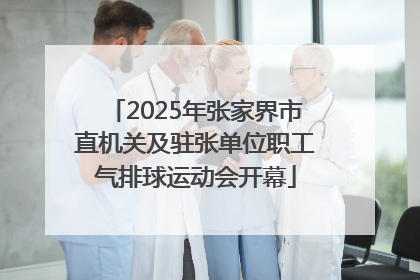 2025年张家界市直机关及驻张单位职工气排球运动会开幕