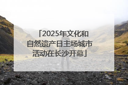 2025年文化和自然遗产日主场城市活动在长沙开幕